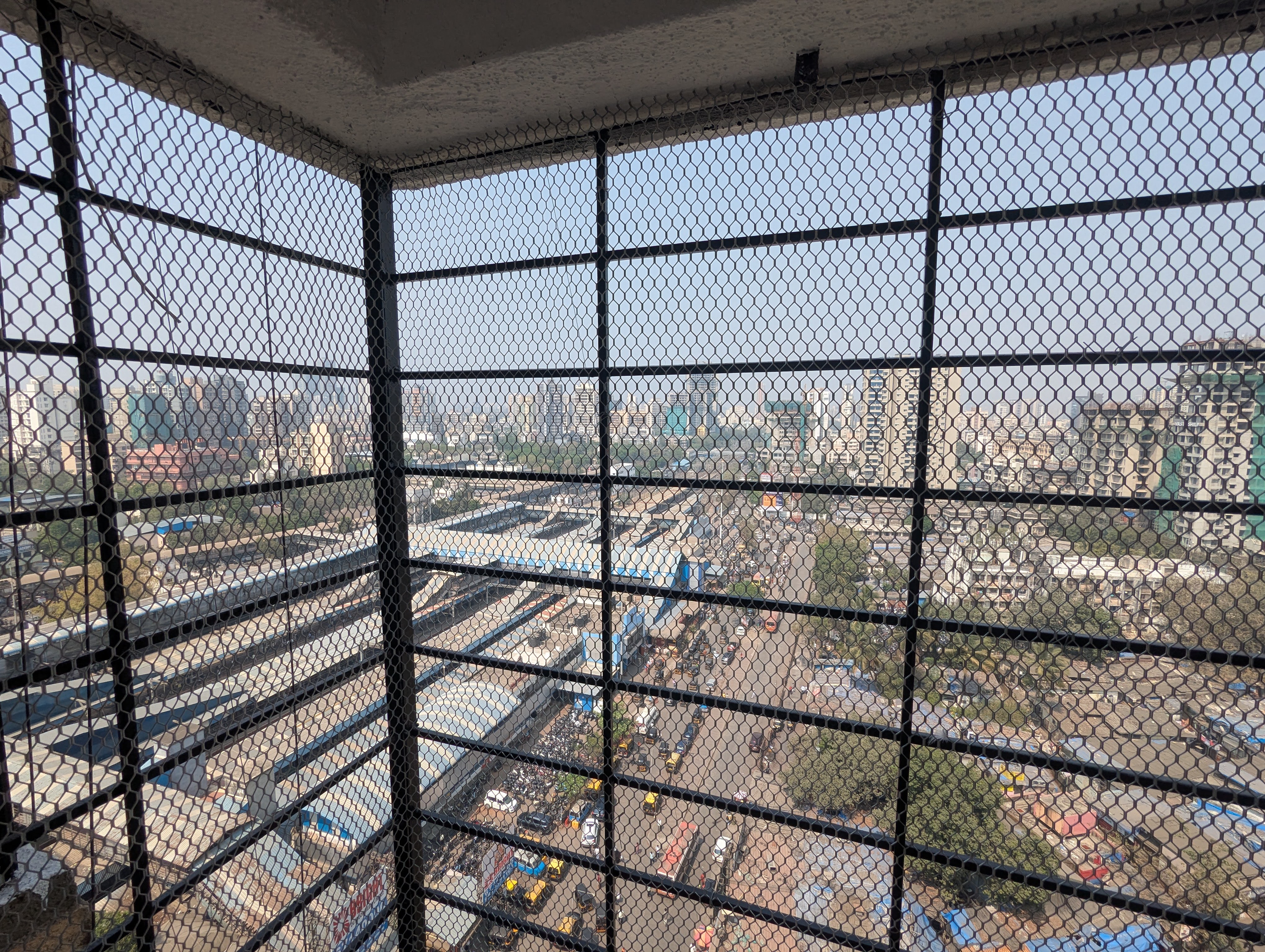 SkyWork Panoramic City View from 15th Floor